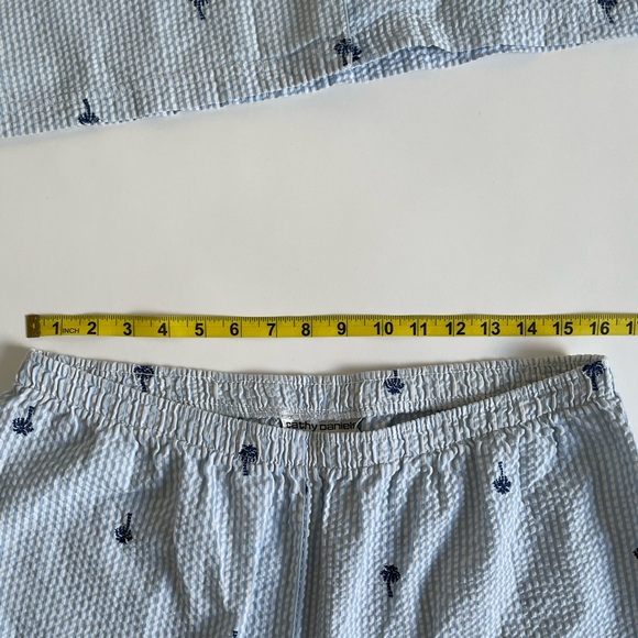 Seersucker set with palm tree motif - Picture 2 of 7